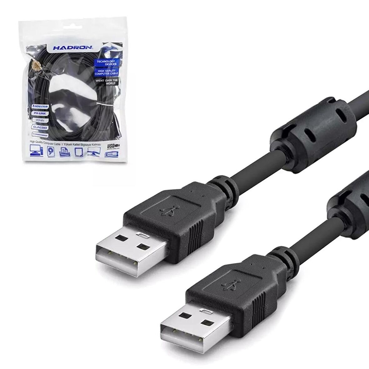 USB UZATMA KABLOSU ERKEK ERKEK 5MT HADRON HDX-7522