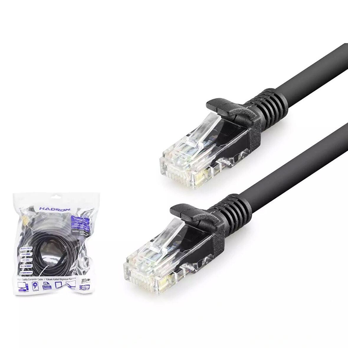 Hadron Hdx5074 Cat6 Kablo 1000Gb 250Mhz 15M Siyah