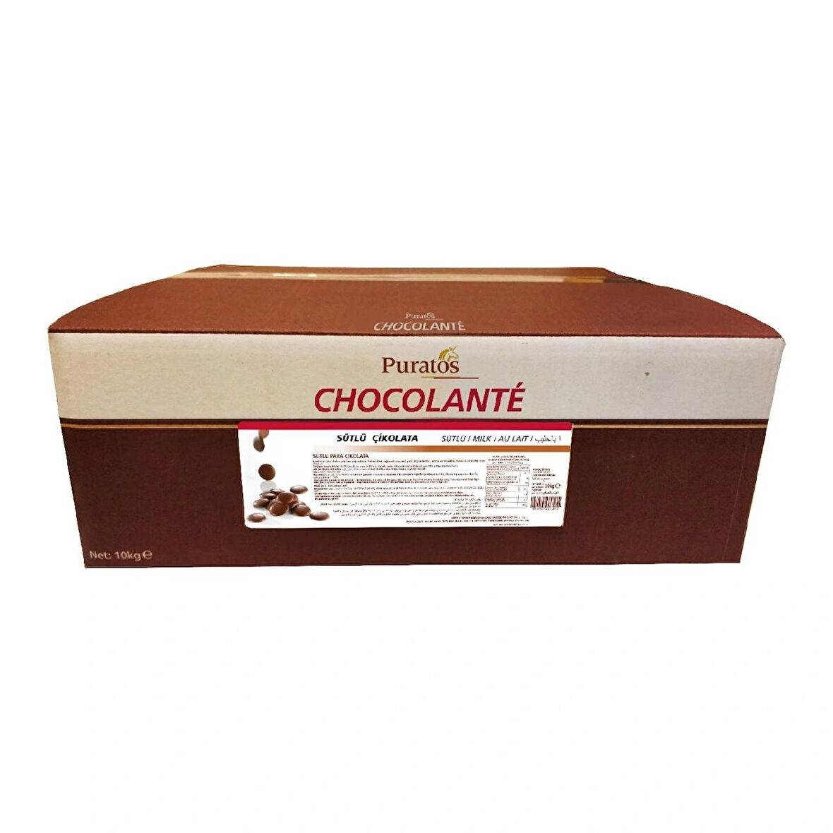 PURATOS Chocolante Sütlü Pul Çikolata 10 kg.