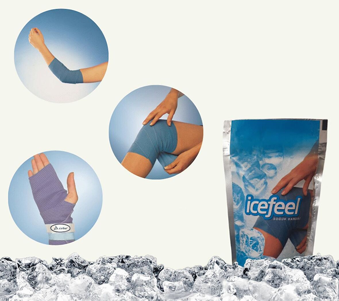 Icefeel Soğuk Bandaj Akut Ağrılarda Sporcu Bandajı İlk Yardım Soğutucu ve Rahatlatıcı Bandaj…
