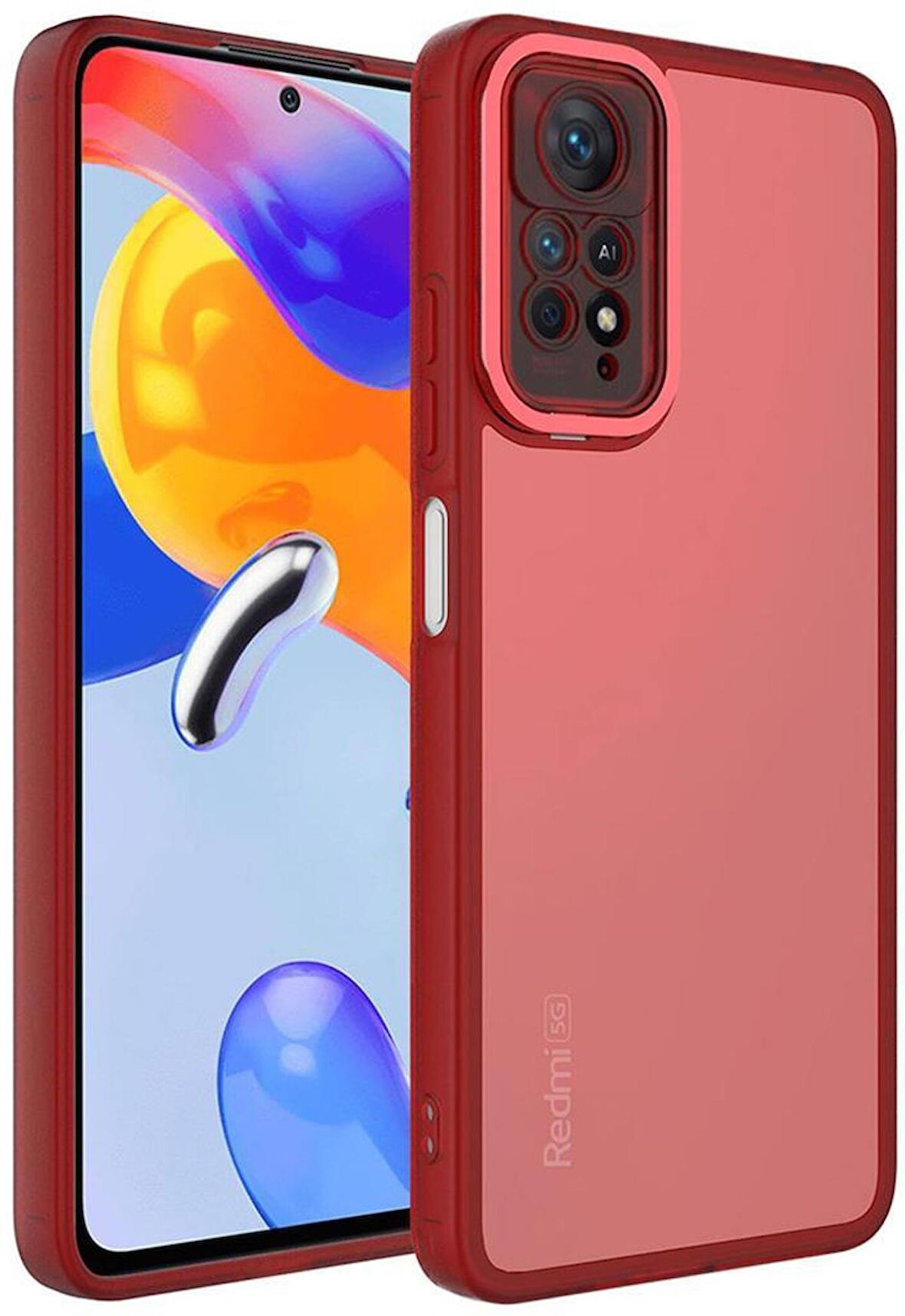 Xiaomi Redmi Note 11 Pro 5G Kılıf Kamera Korumalı Transparan Post Kapak
