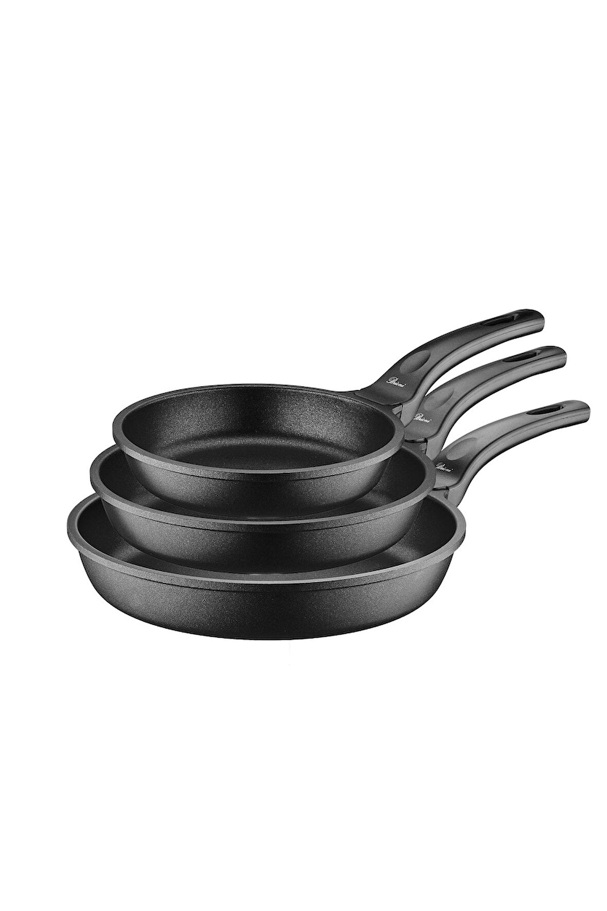 Diamond 20 cm 24 cm 28 cm Yanmaz Yapışmaz 3 Parça Döküm Tava Seti