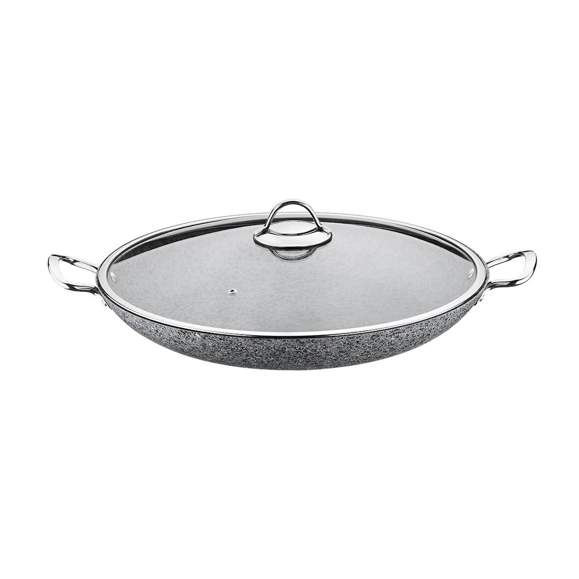 Brioni Stone-Age 38 cm Çizilmez Yanmaz Yapışmaz İndüksiyonlu Şef Tenceresi