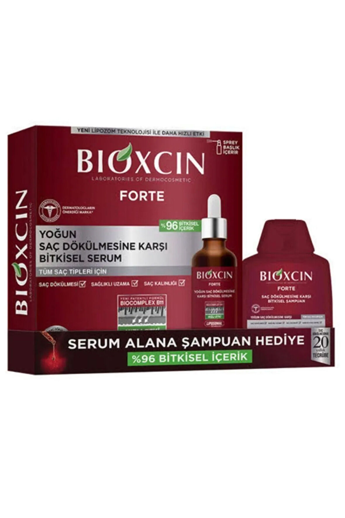 Forte Serum 3x50 Ml + Şampuan Hediye