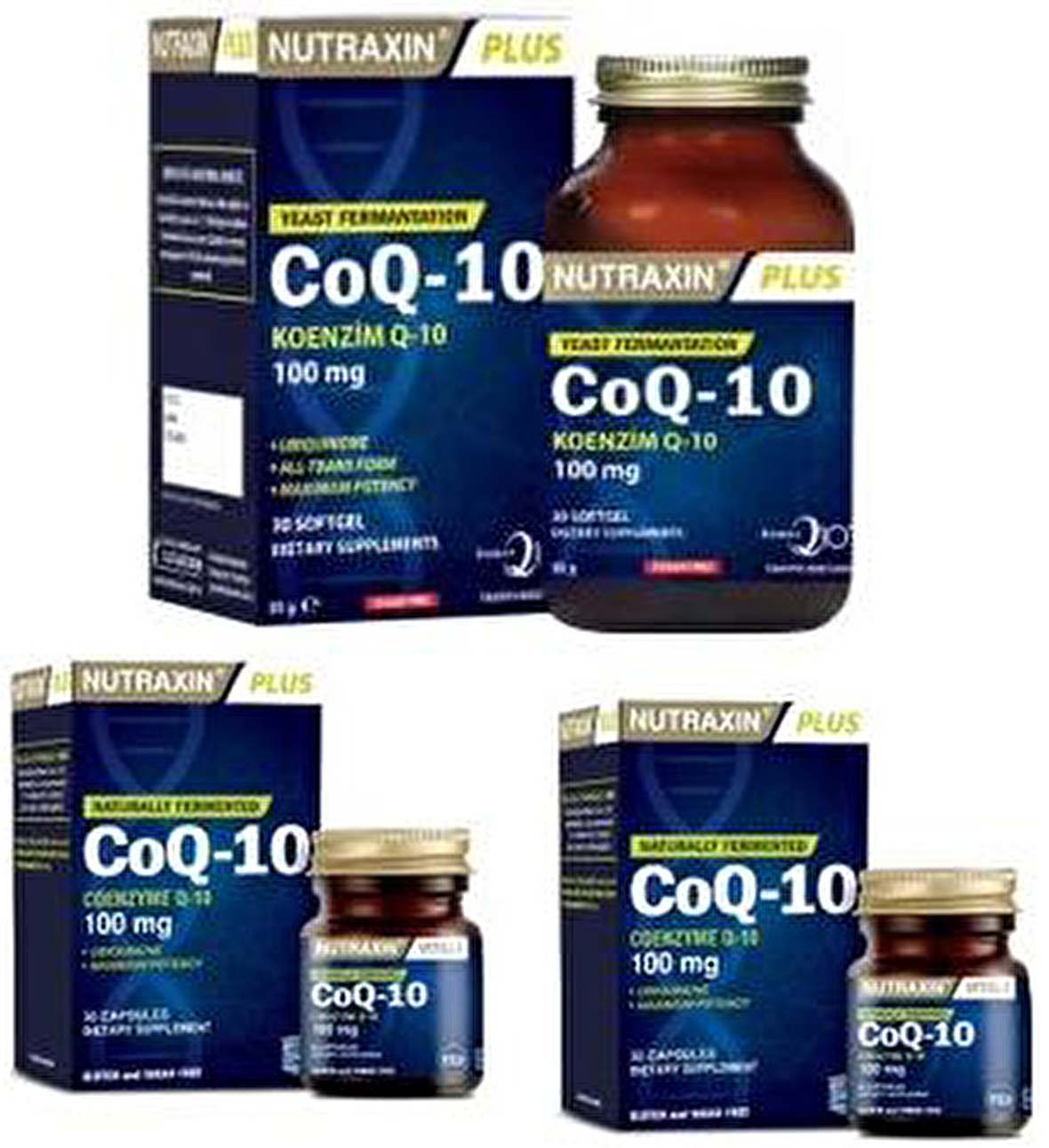 NUTRAXİN COQ-10 100 MG 30 SOFTGEL x 3 ADET