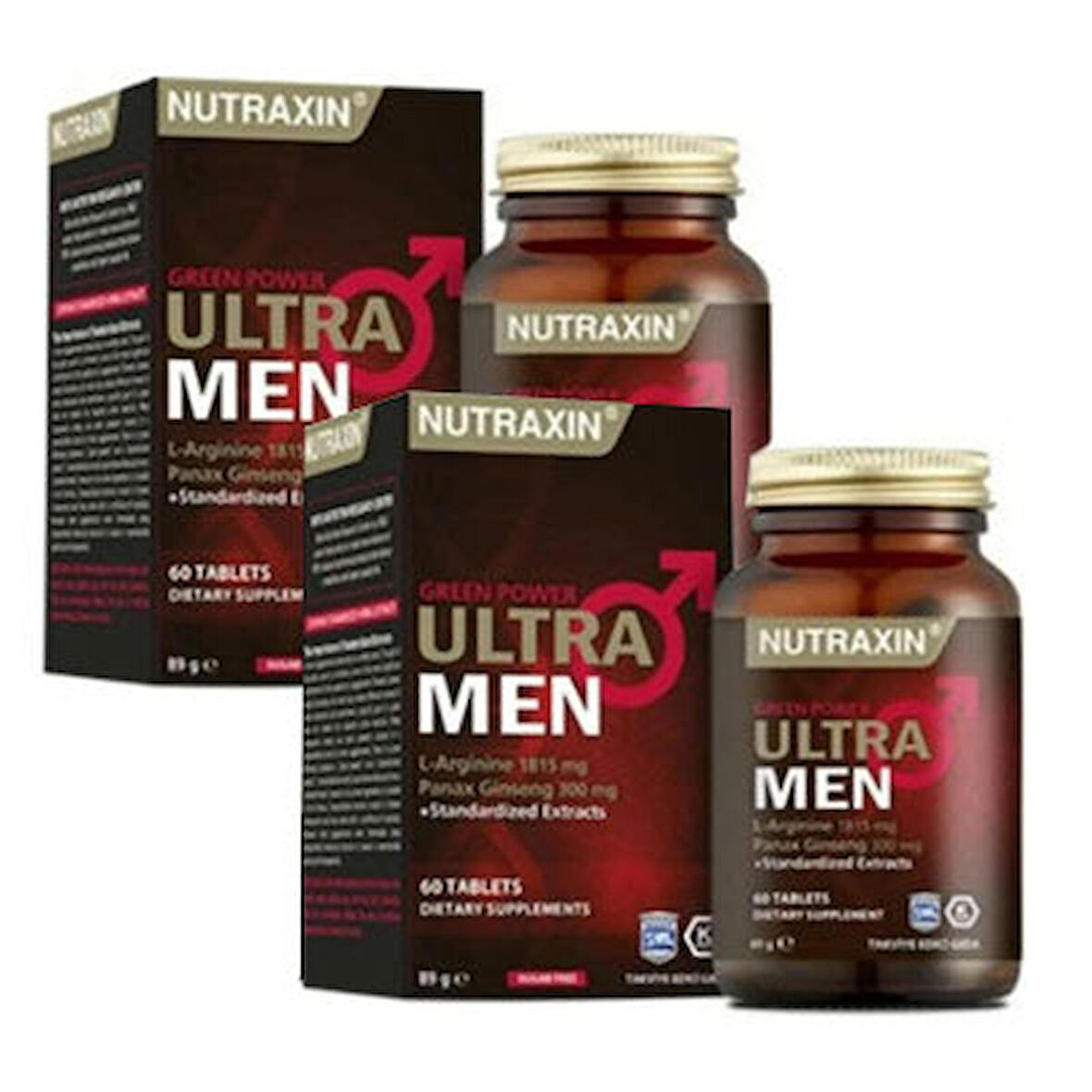 Nutraxin Ultra Men 60 Tablet 2'li Paket