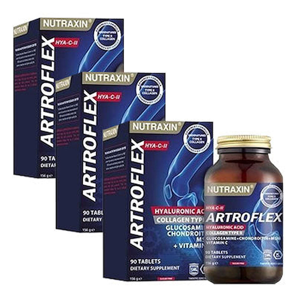 Nutraxin Artroflex Hya-C-II 90 Tablet 3'lü Paket