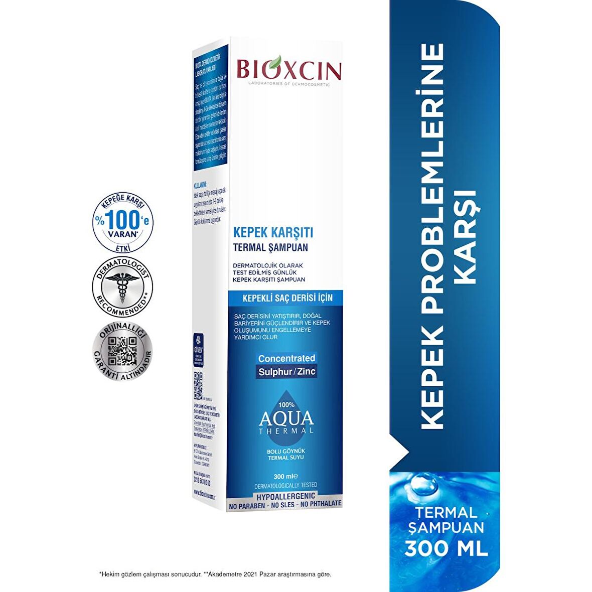 Bioxcin Aqua Thermal Kepek Karşıtı Şampuan 300 Ml