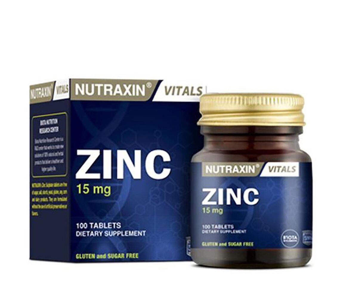 Nutraxin Zinc 15 Mg 100 Tablet