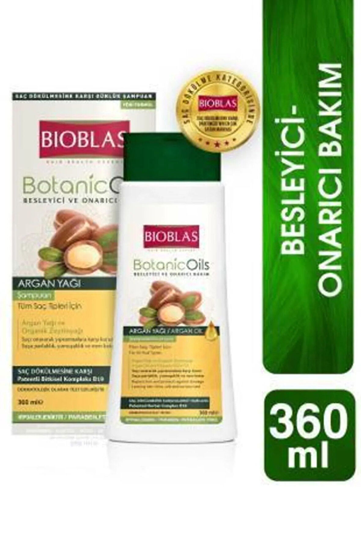 Botanic Oils Argan Şampuan 360 ml 5'li