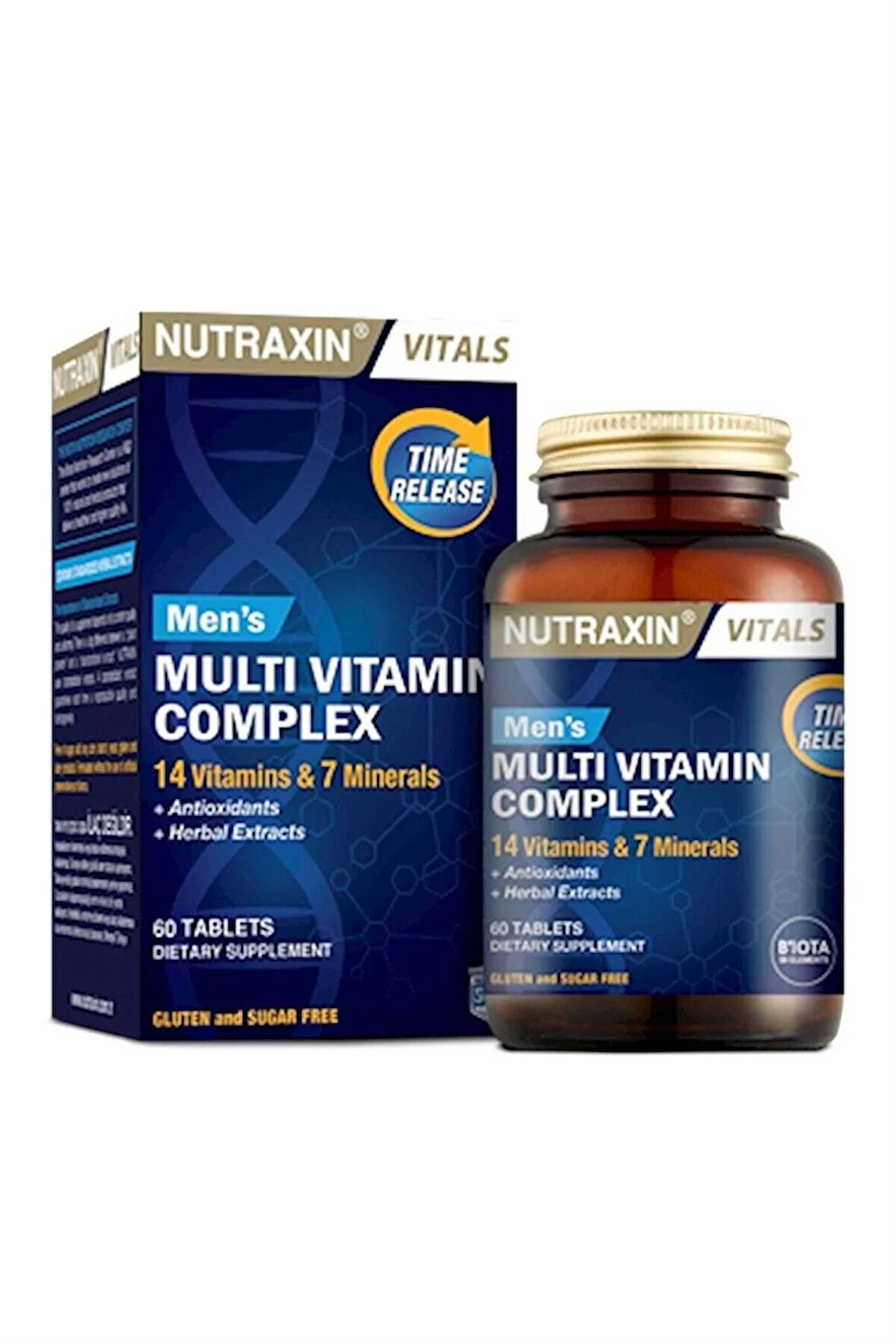 Nutraxin Multivitamin Mineral Complex Erkek 60 Tablet