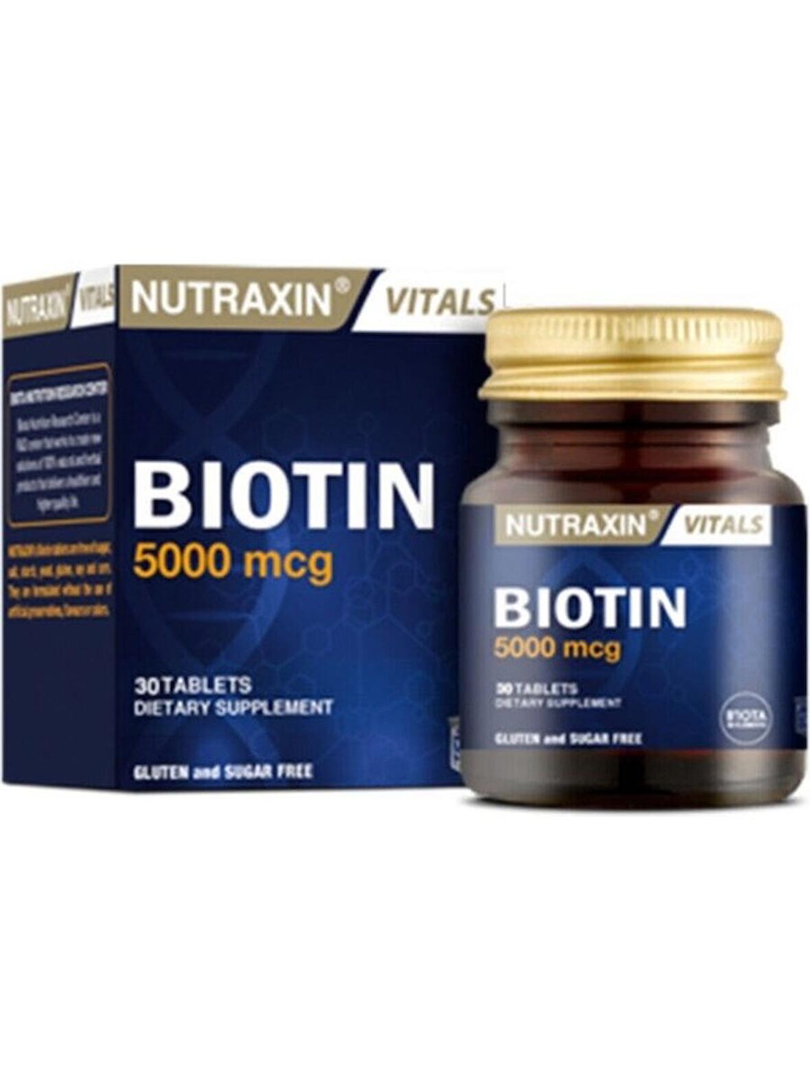 Nutraxin Biotin 5000 Mcg 30 Tablet