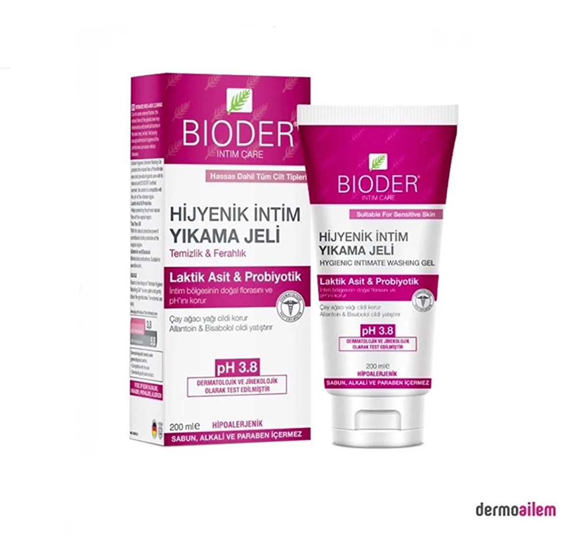 Bioder Hijyenik İntim Yıkama Jeli 200 ml