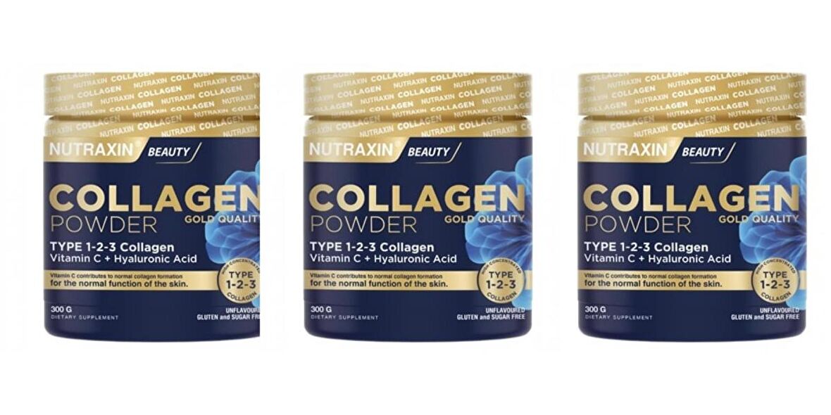 Nutraxin Collagen Powder Gold Quality 300 gr 3 Kutu