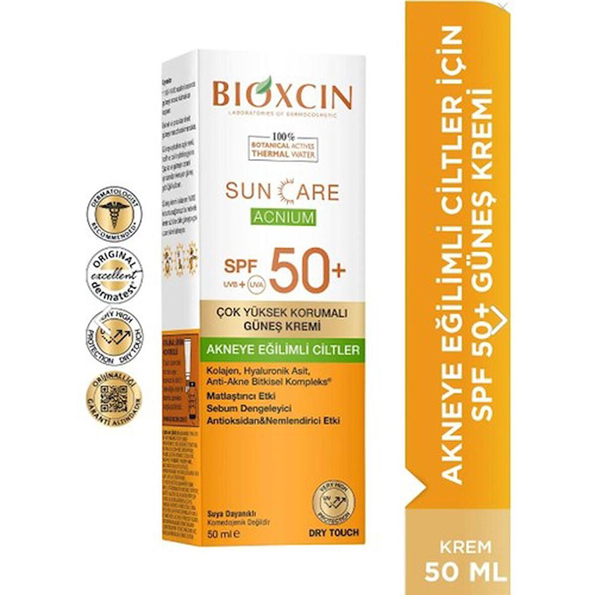 Bıoxcın Sun Care Akneye Eğilimli Ciltler Için Güneş Kremi 50 Spf 50ML