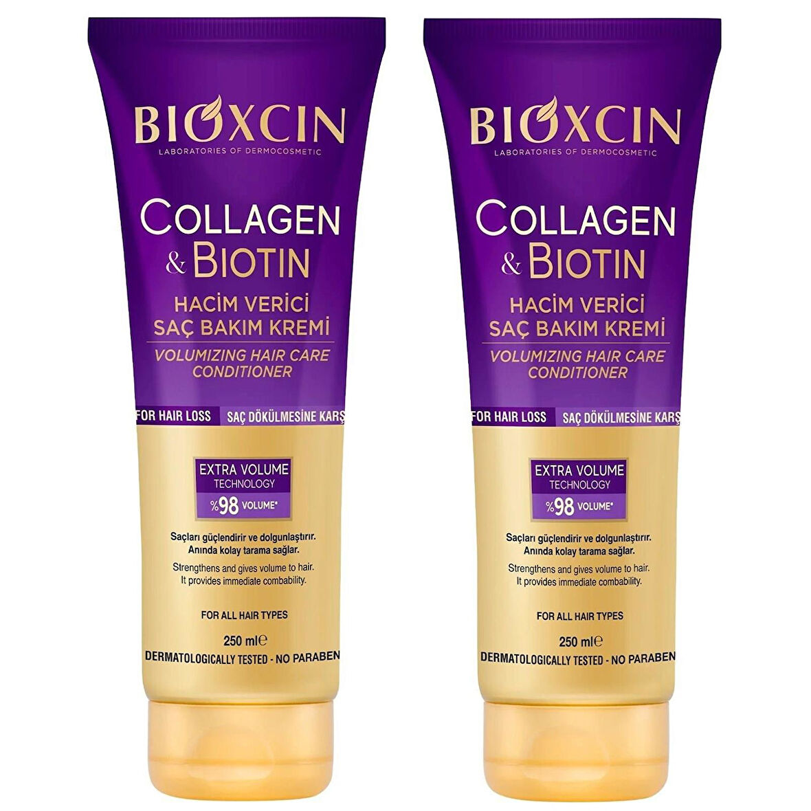 Bioxcin Collagen Biotin Hacim Verici Saç Bakım Kremi 250 ml 2 ADET