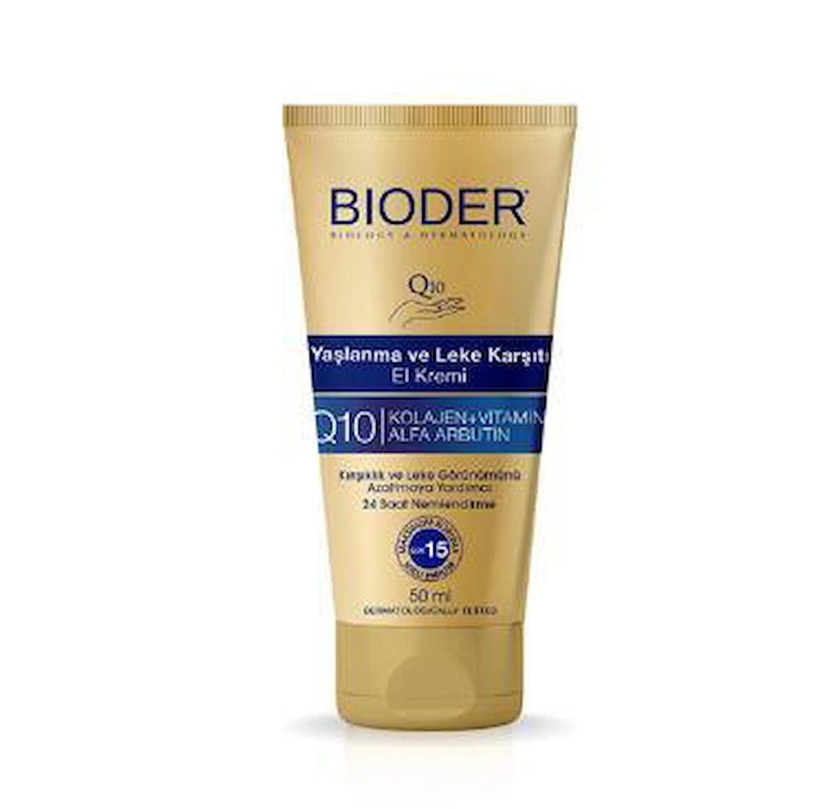 Bioder Yaşlanma Kırışıklık ve Leke Karşıtı El Kremi 50 ml