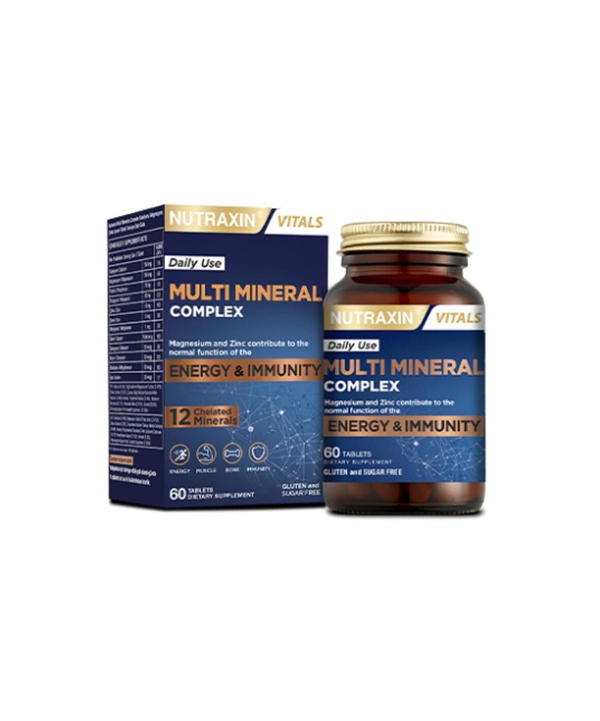 Nutraxin Multi Mineral Complex 60 Tablet