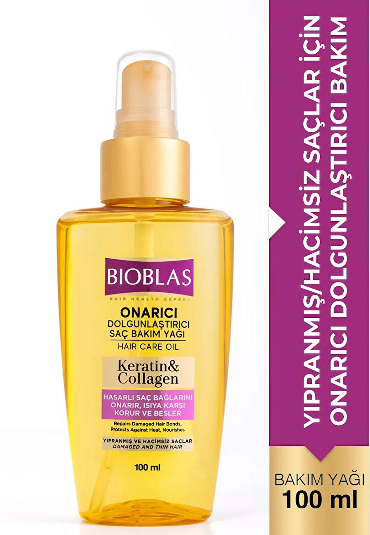 Bıoblas Serum Onarıcı Dolgunlaştırıcı Bakım Yağı 100 Ml