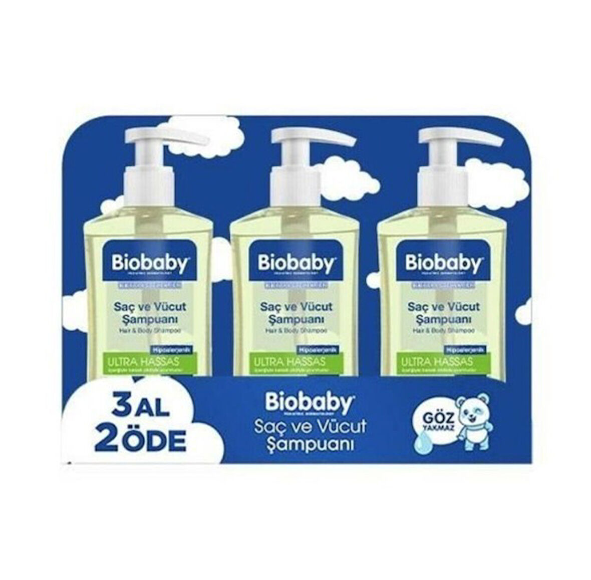 Biobaby Şampuan 500 ml - 3 Al 2 Öde