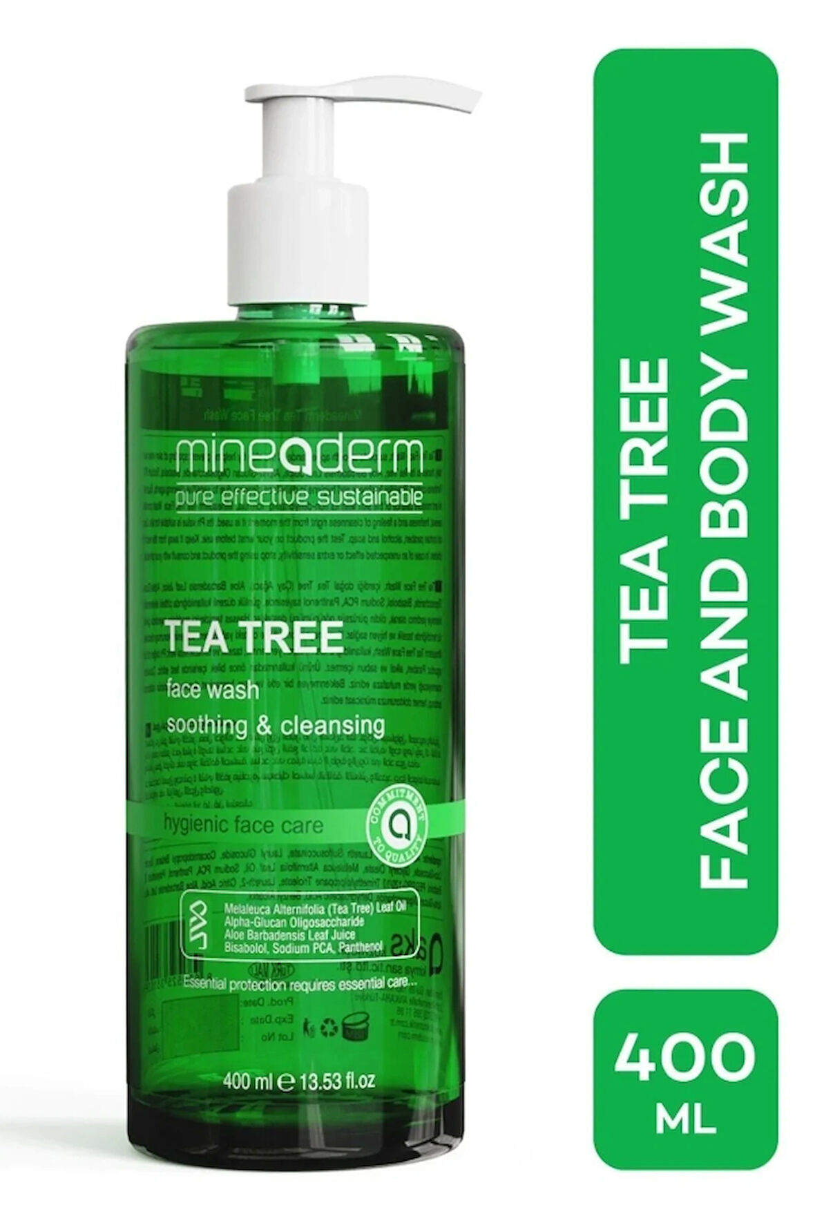 Mineaderm Tea Tree Face and Body Wash 50334