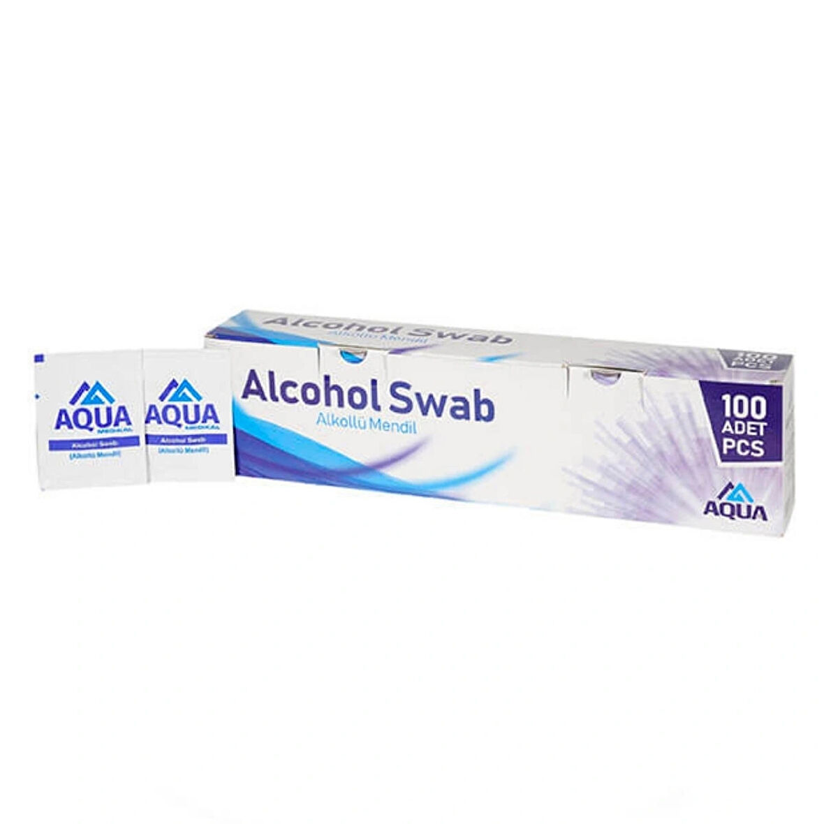 Aqua Alkollü Mendil 100'lü 3 Paket