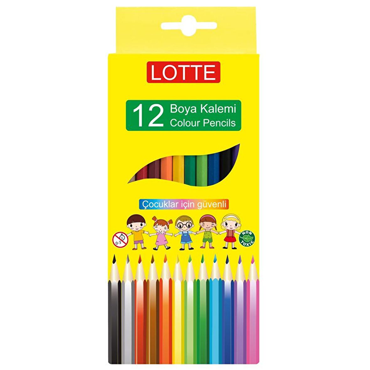 Lotte Kuru Boya Kalemi 12 Renk