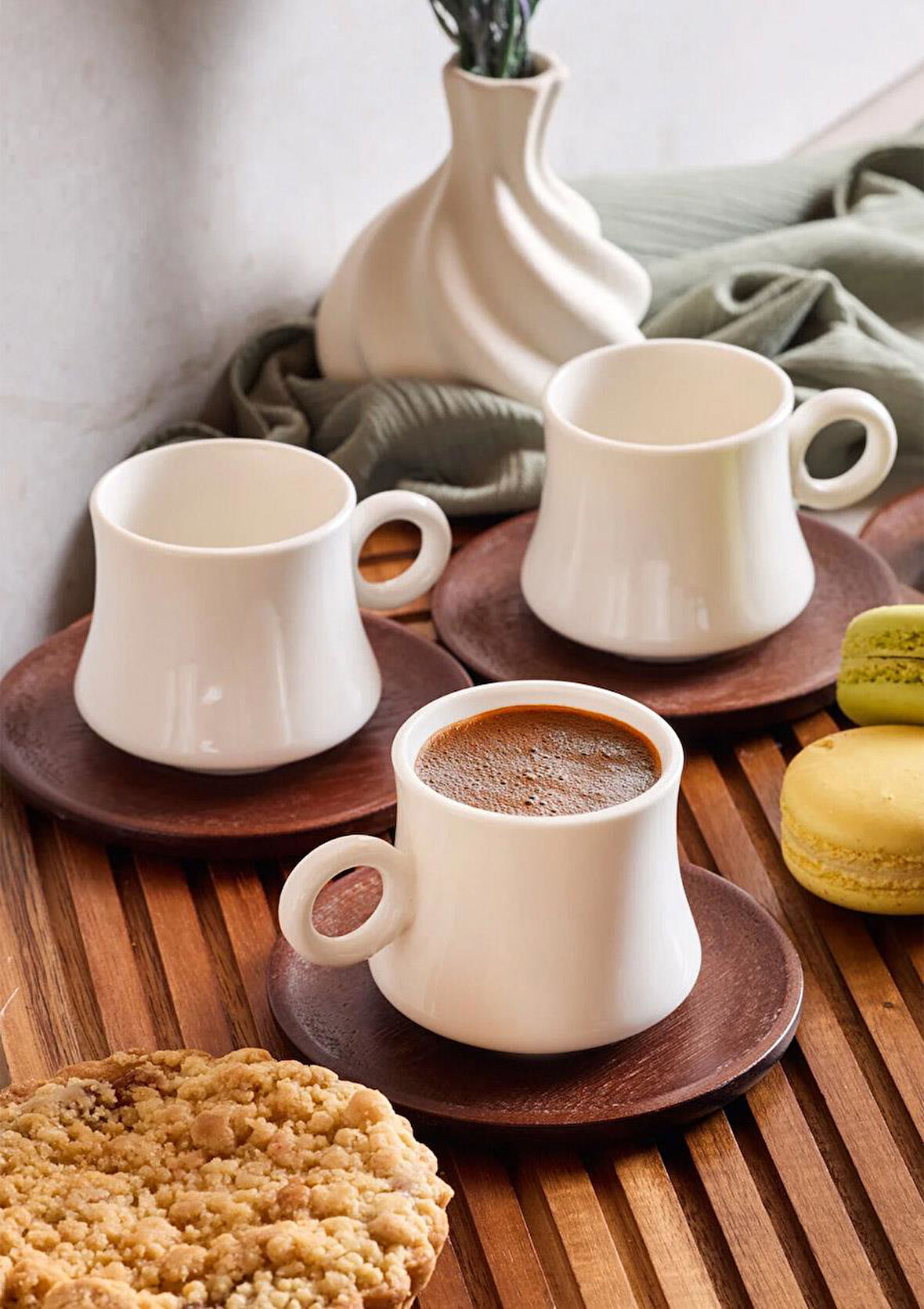 Dark Porselen Kahve Fincanı Seti - 90 ML, 6 Kişilik