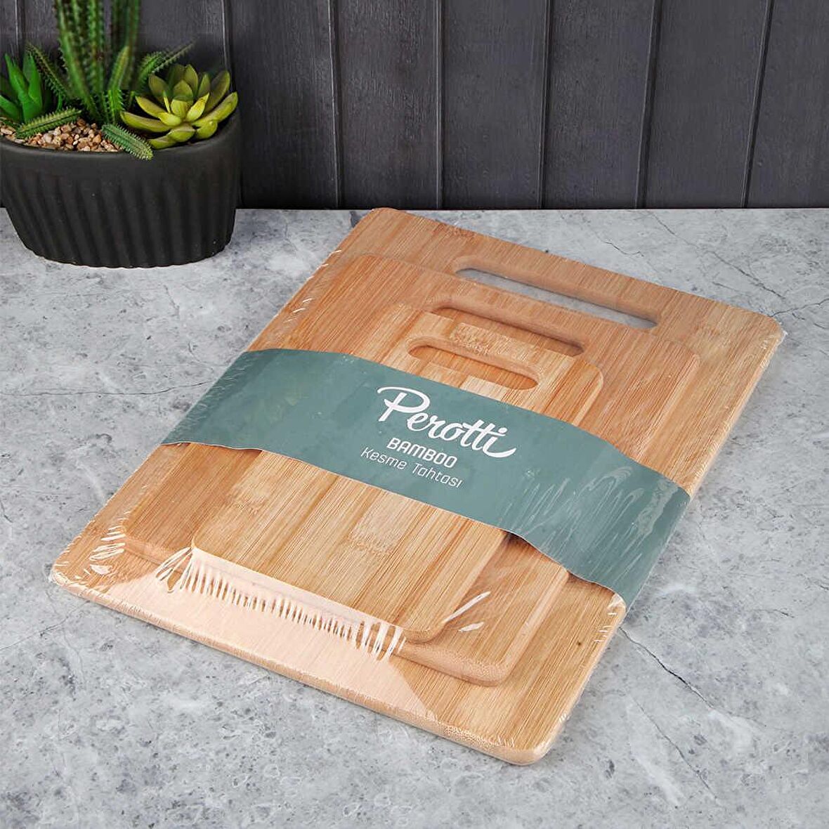 Perotti 12945 Bambu 3lü Kesme Tahtası