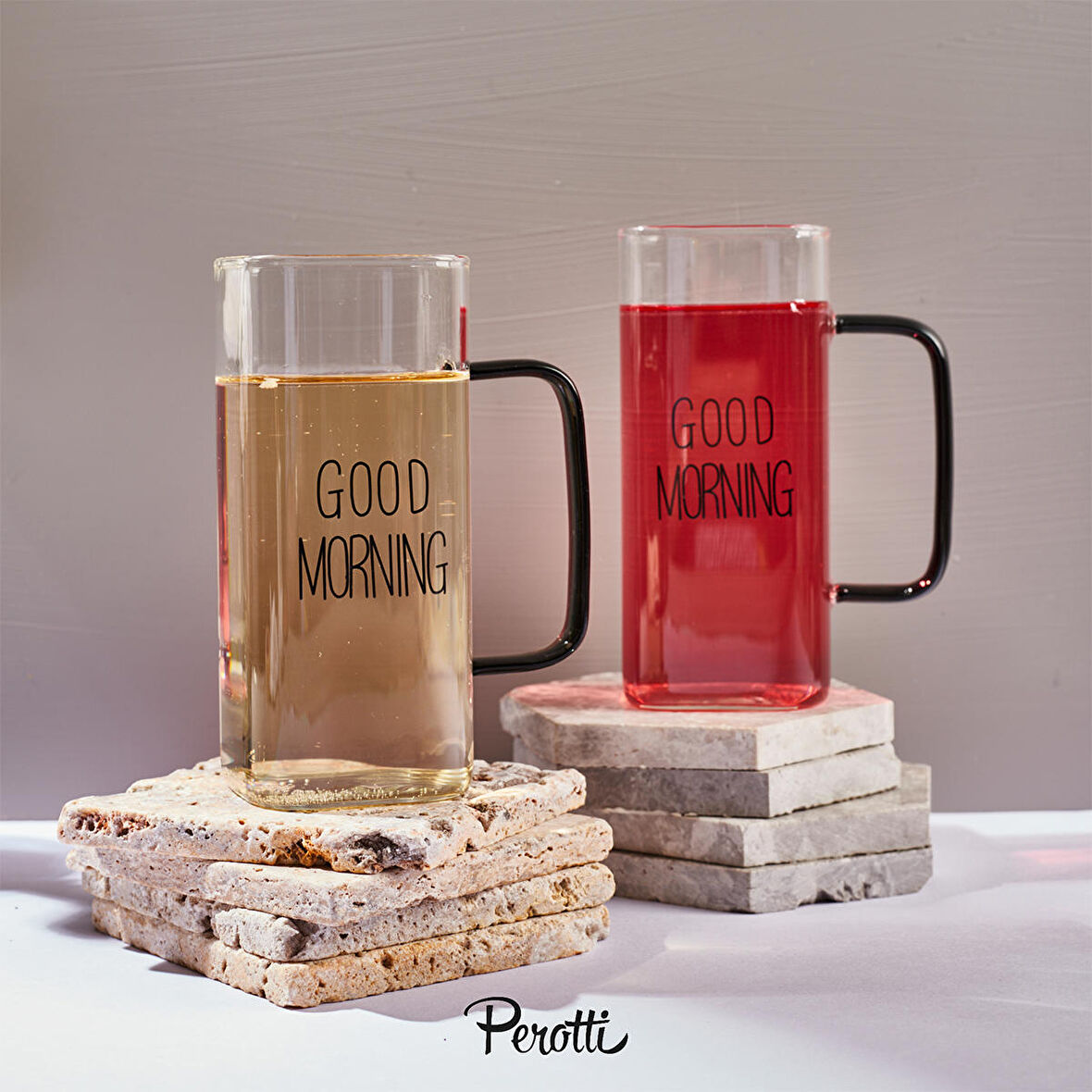 Perotti Cortes Morning 2 Parça Kupa 400 ml