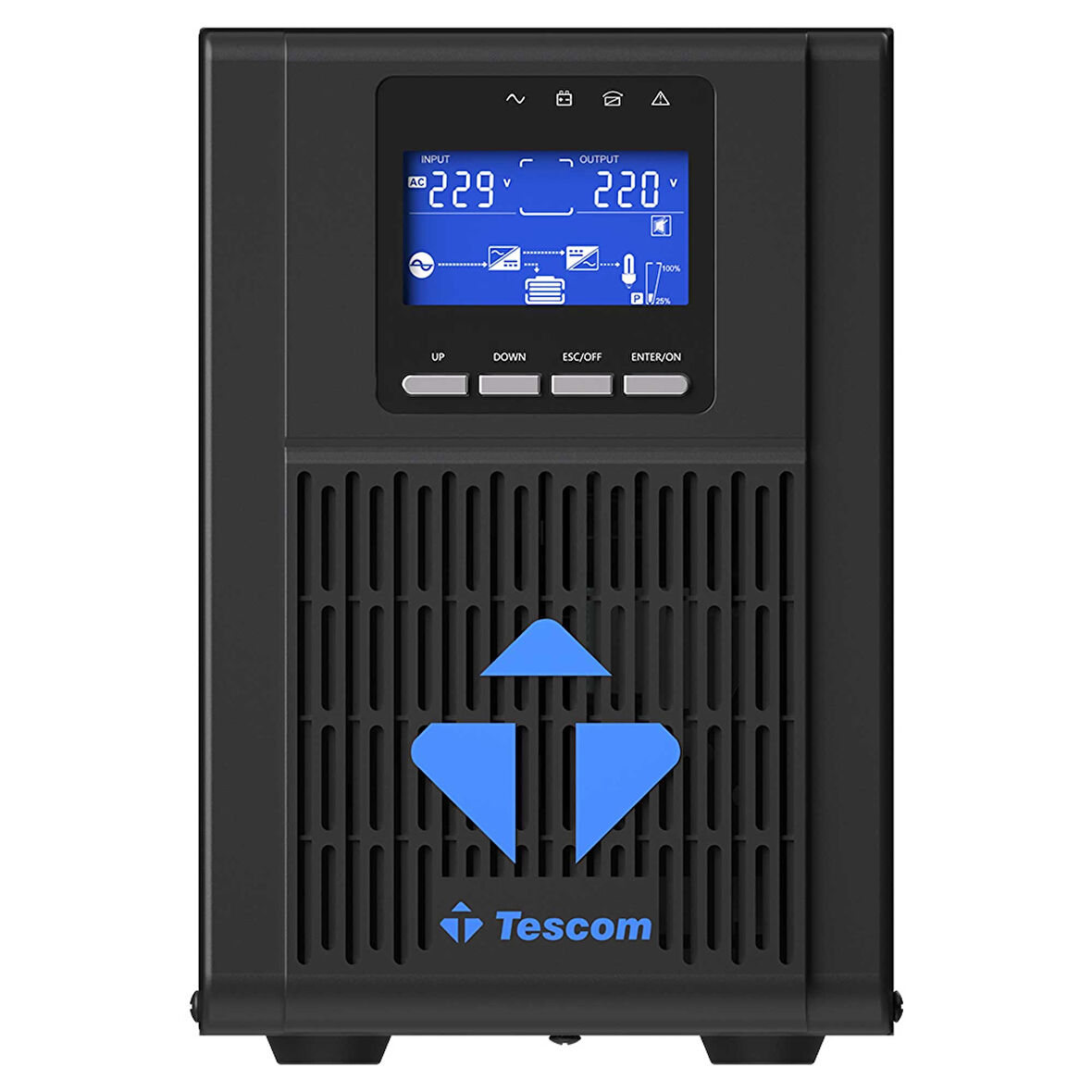 TESCOM NEOLINE 1 KVA 5-10 dk (2x12v 9AH Akü) Online UPS