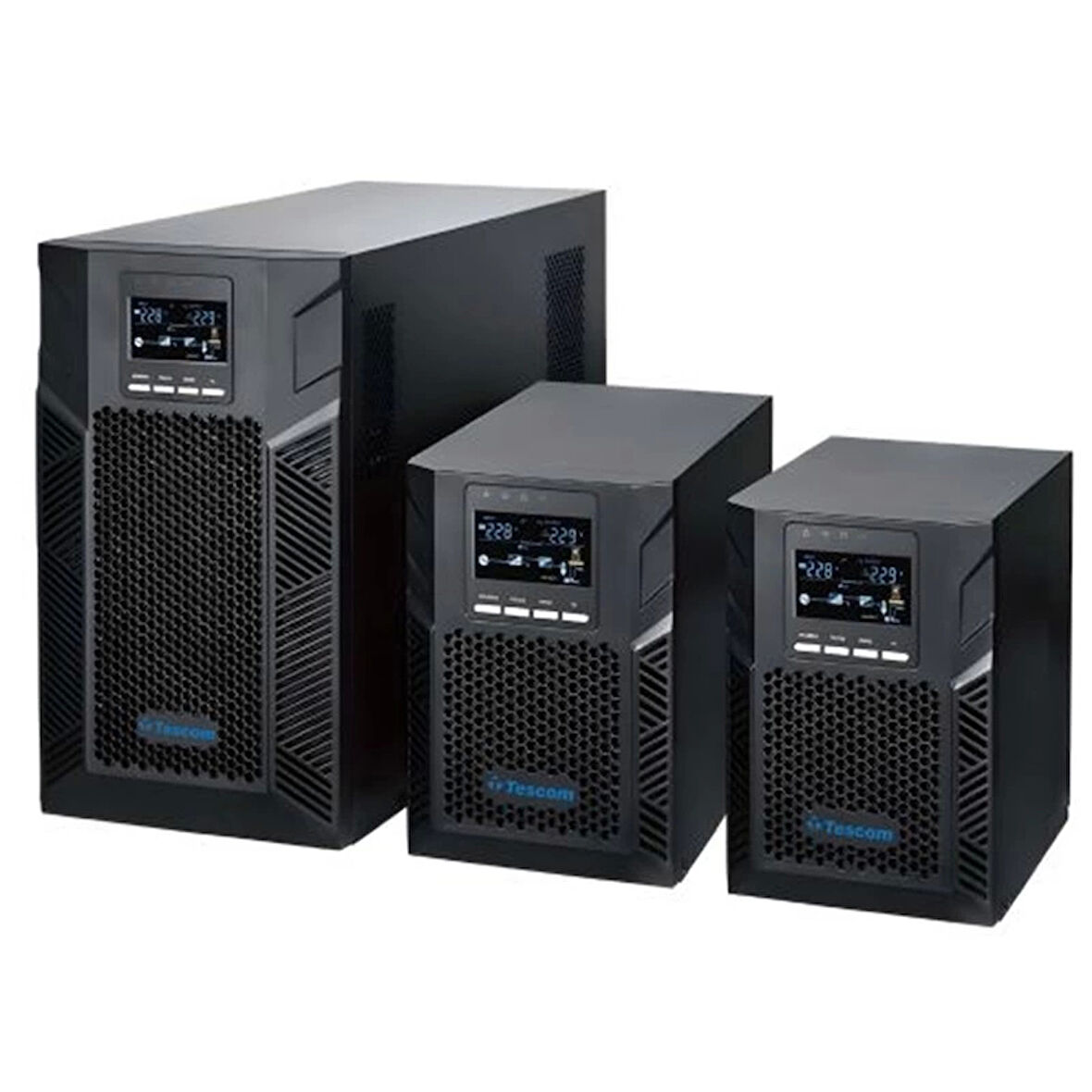 Tescom Neolıne 3kva 1f/1f (6x7ah) 4/8dk Lcd Onlıne Ups