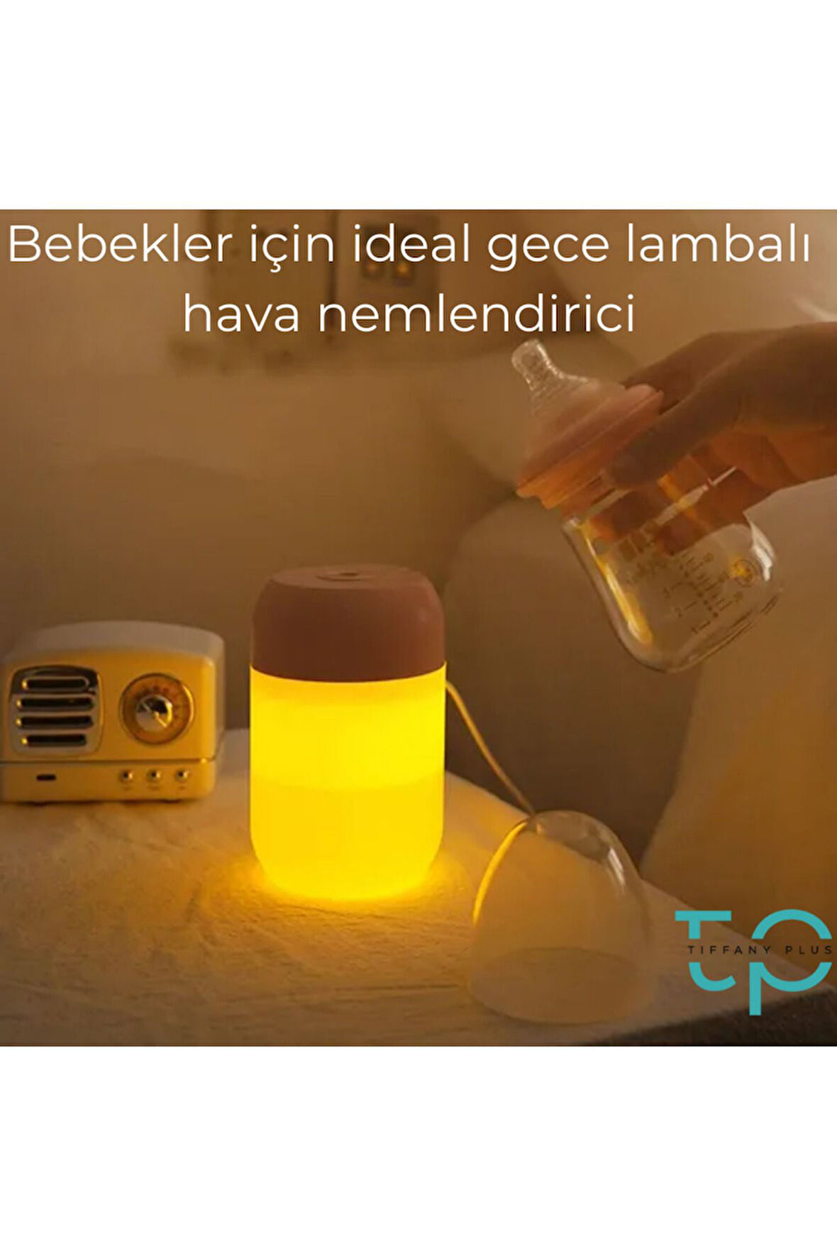 Hava Nemlendirici Usb 330ml Ultrasonik Hava Nemlendirici Aroma Difüzörü H2o Tp-1004