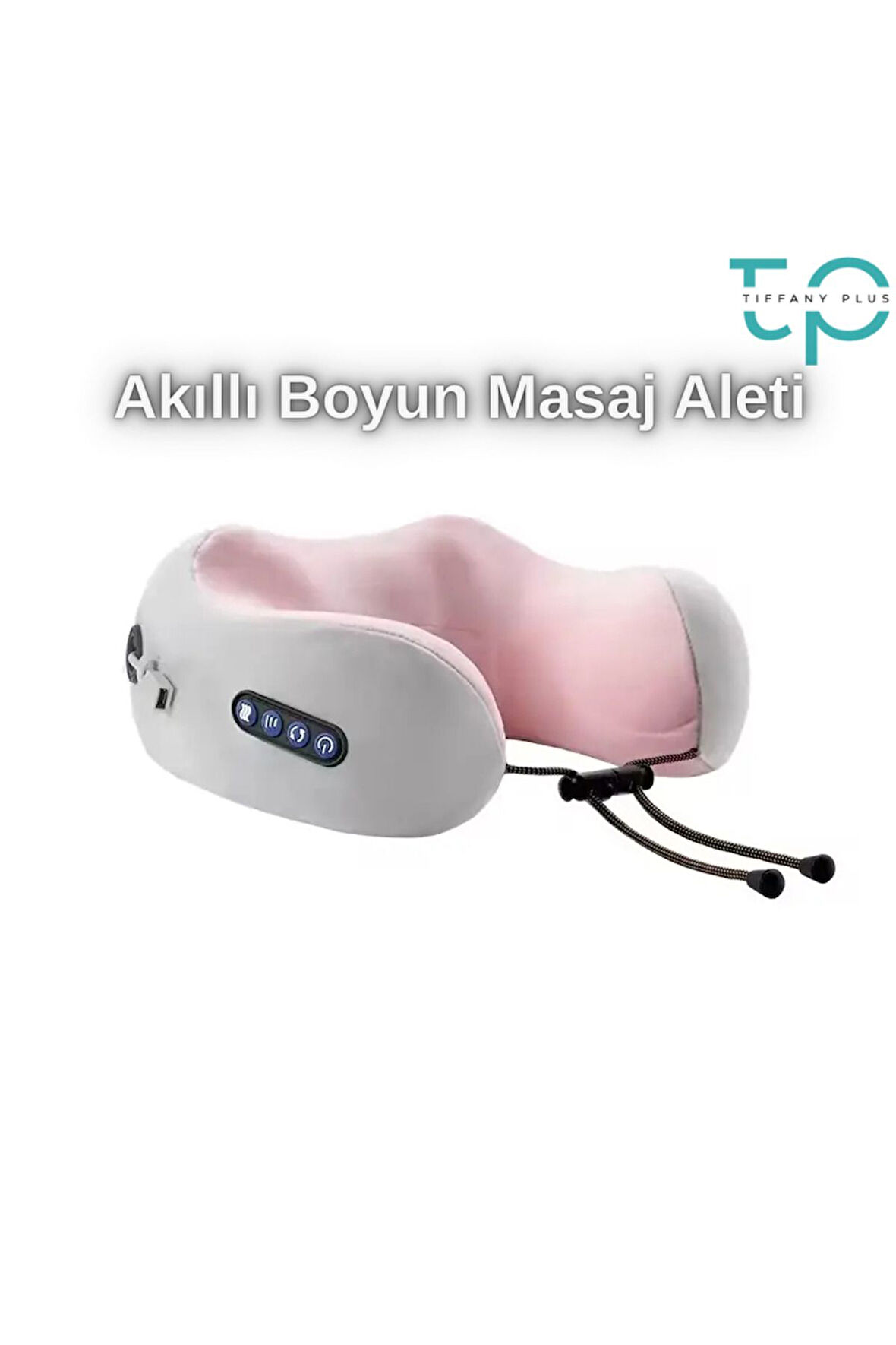 Boyun Masaj Yastığı U Şeklinde Şarjlı Boyun Masaj Aleti Hijyenik Kumaş TP-1029
