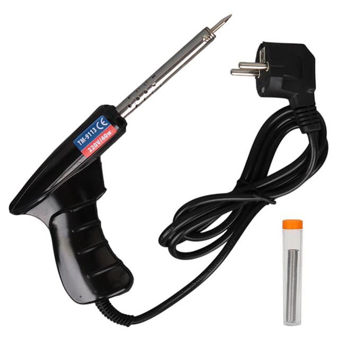 Technomax TM-9113 40 Watt Tabanca Havya Lehim Telli Lehim Makinesi AC220V 120Cm Kablolu
