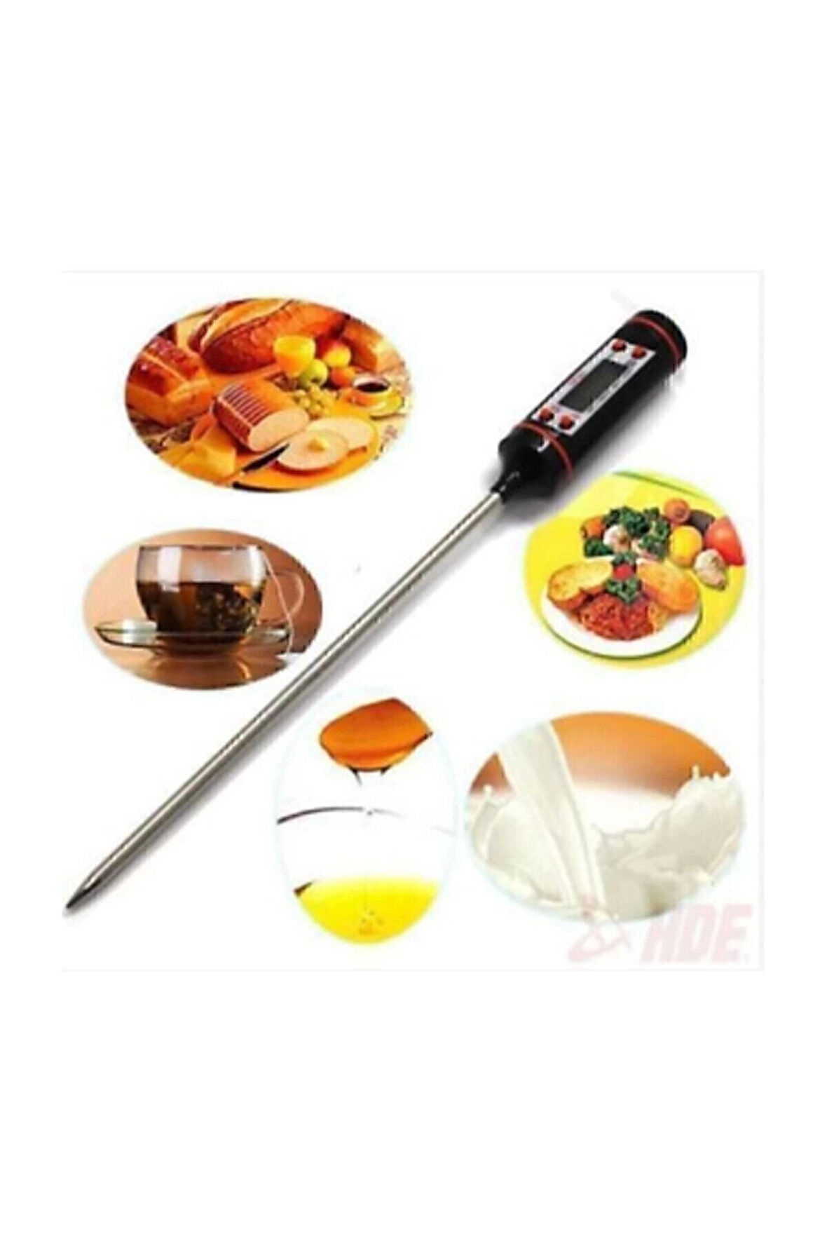 Dijital Gıda Mutfak Termometresi Sıcaklık Ölçer Tp-101