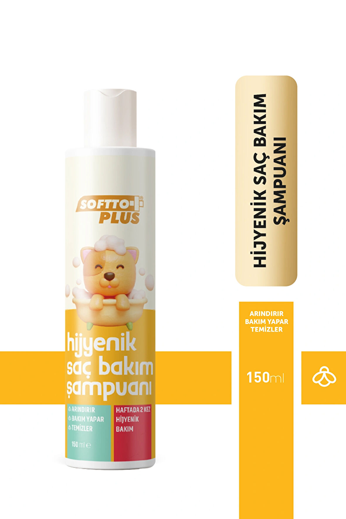 Softto Plus Hijyenik Saç Bakım Şampuanı 150 ml