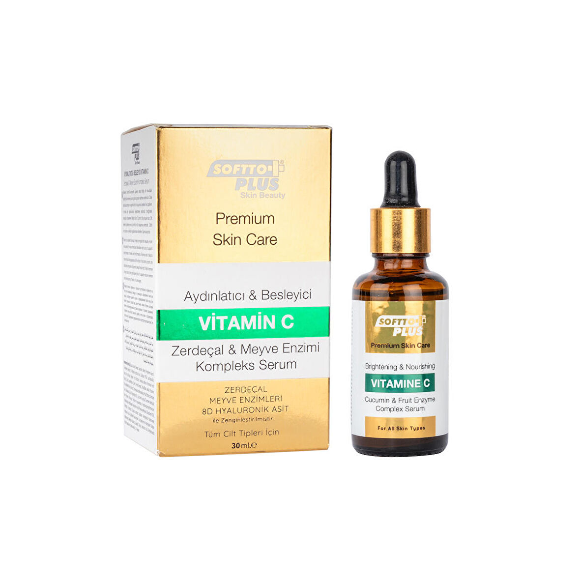 SOFTTO PLUS AYDINLATICI&BESLEYİCİ VİTAMİN C SERUM 30 ML