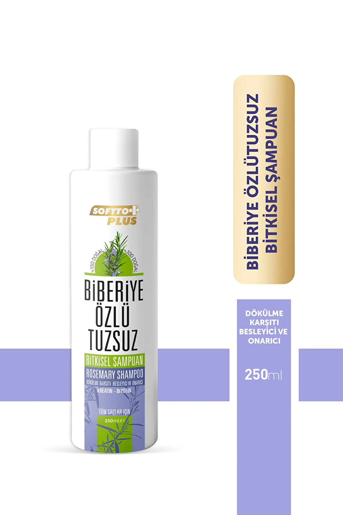 Biberiye Şampuan Dökülme Karşıtı ve Hızlı Uzamaya Yardımcı Şampuan