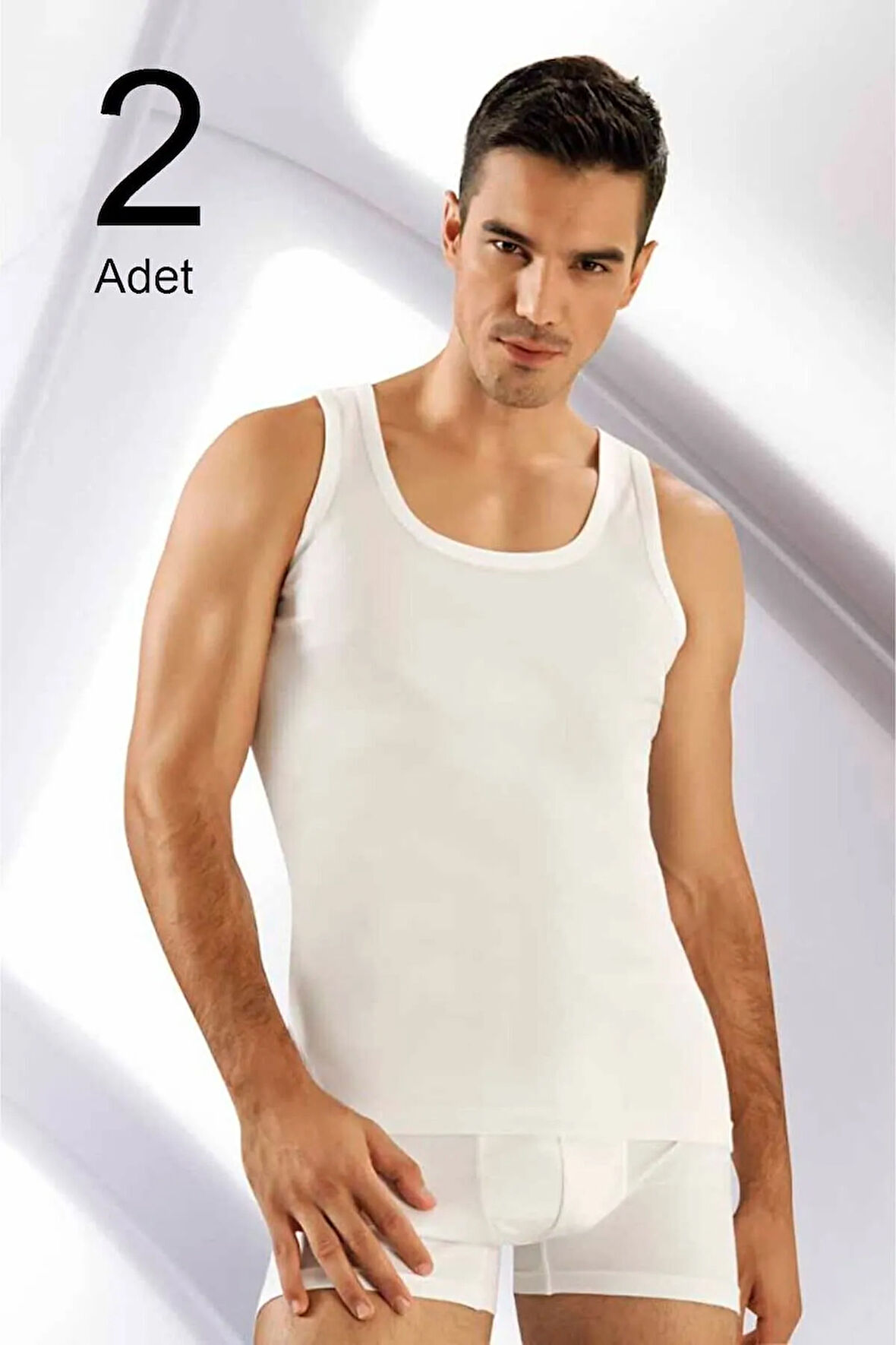 Premier Erkek Gri Atlet 2'Li Paket