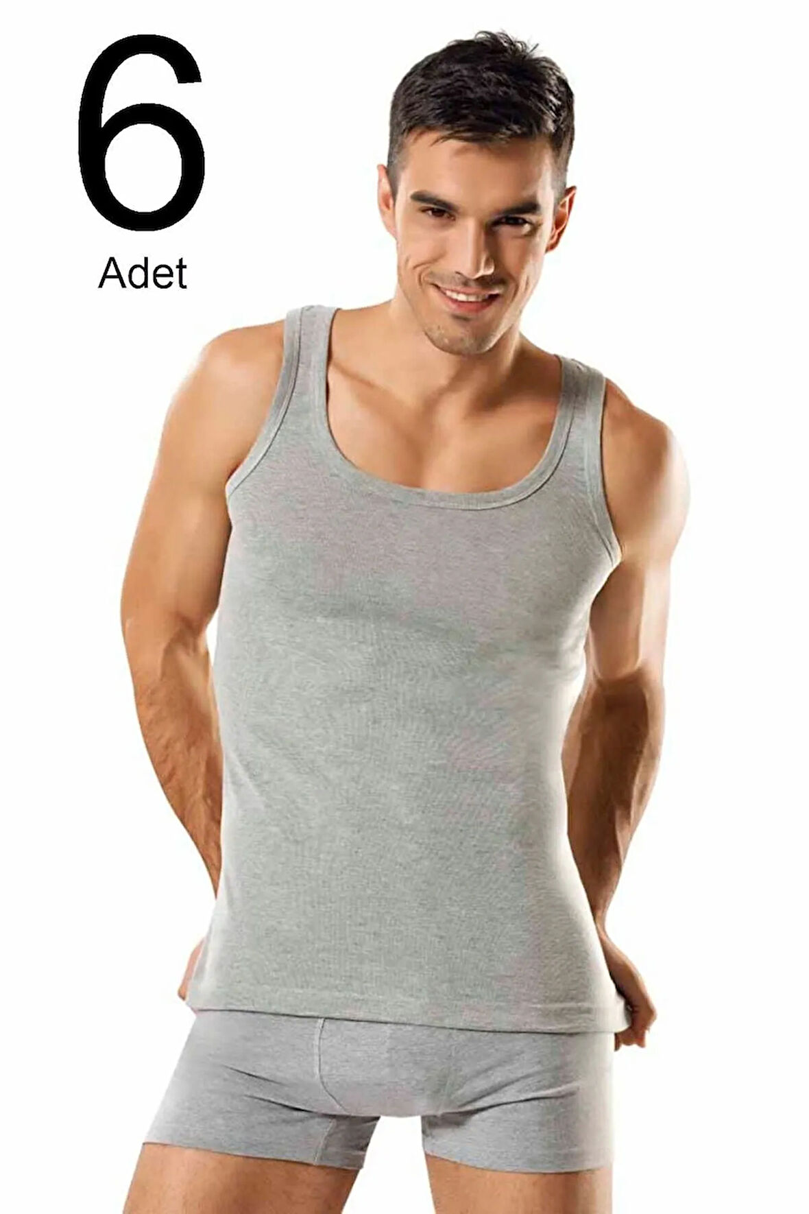 6'lı Paket Erkek Atlet