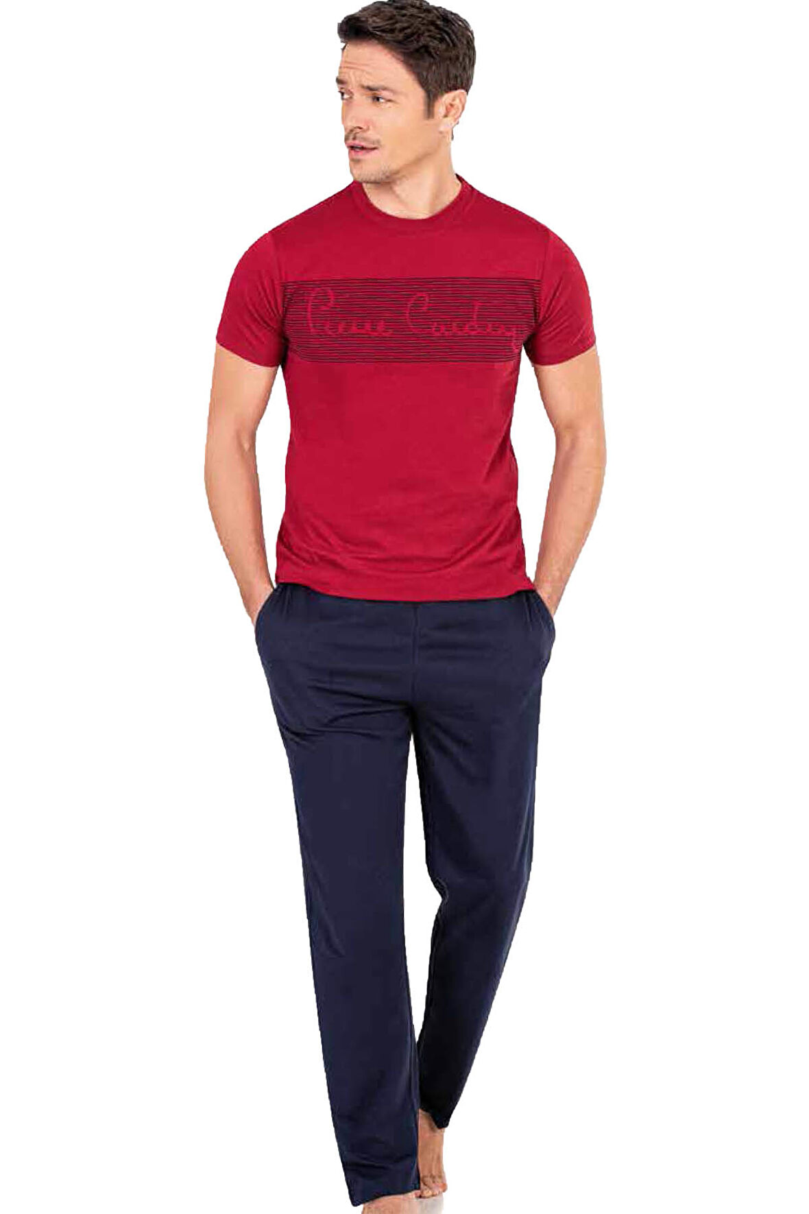 %100 Pamuklu Yazlık Erkek Pijama Takımı