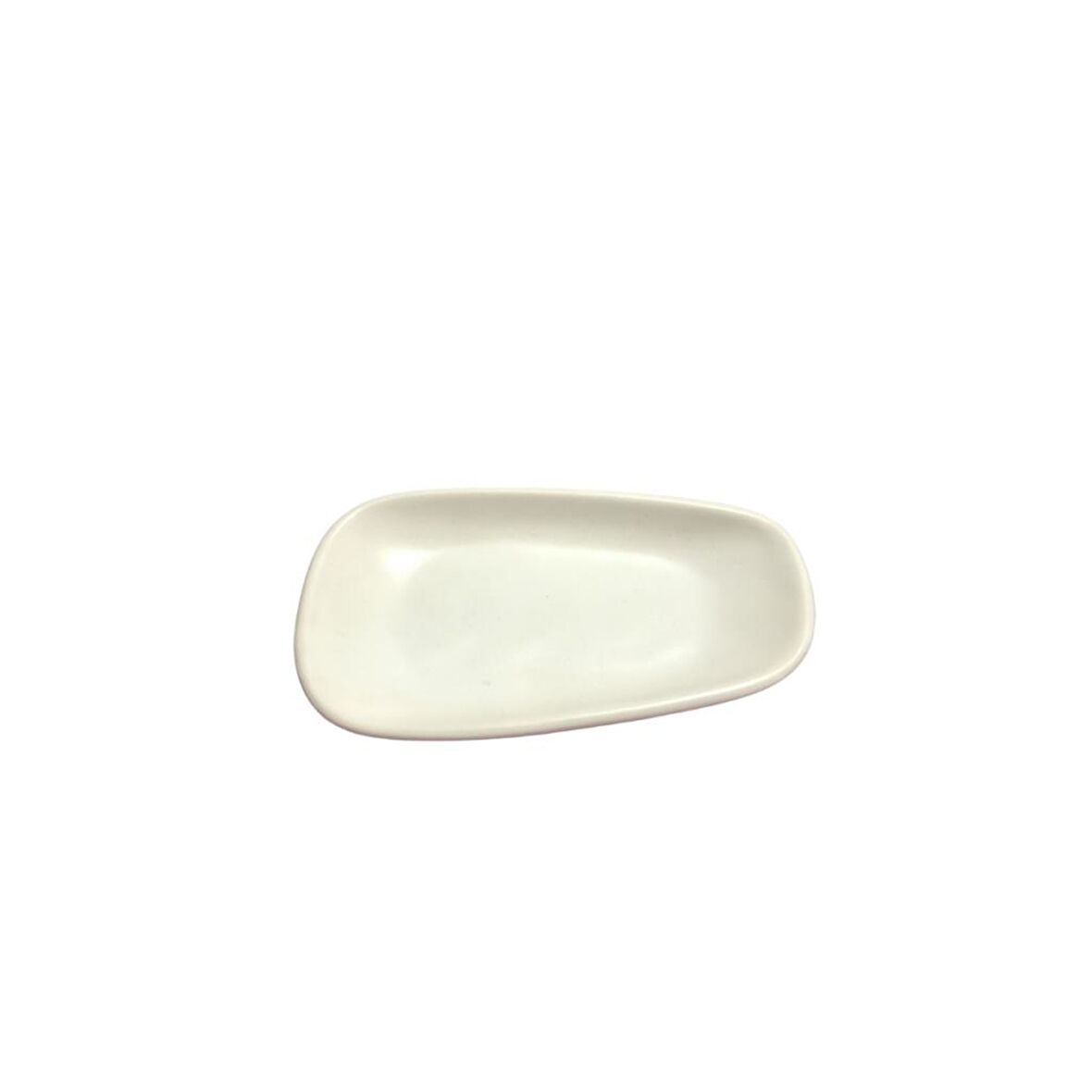 Keramika Kayık Tetra 15 Cm Mat Beyaz 