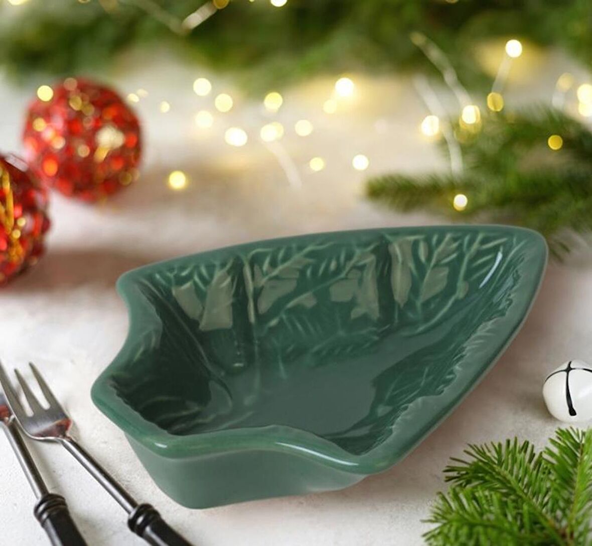 KERAMİKA CEREZLIK CAM 17 CM YESIL CIMEN 308 
