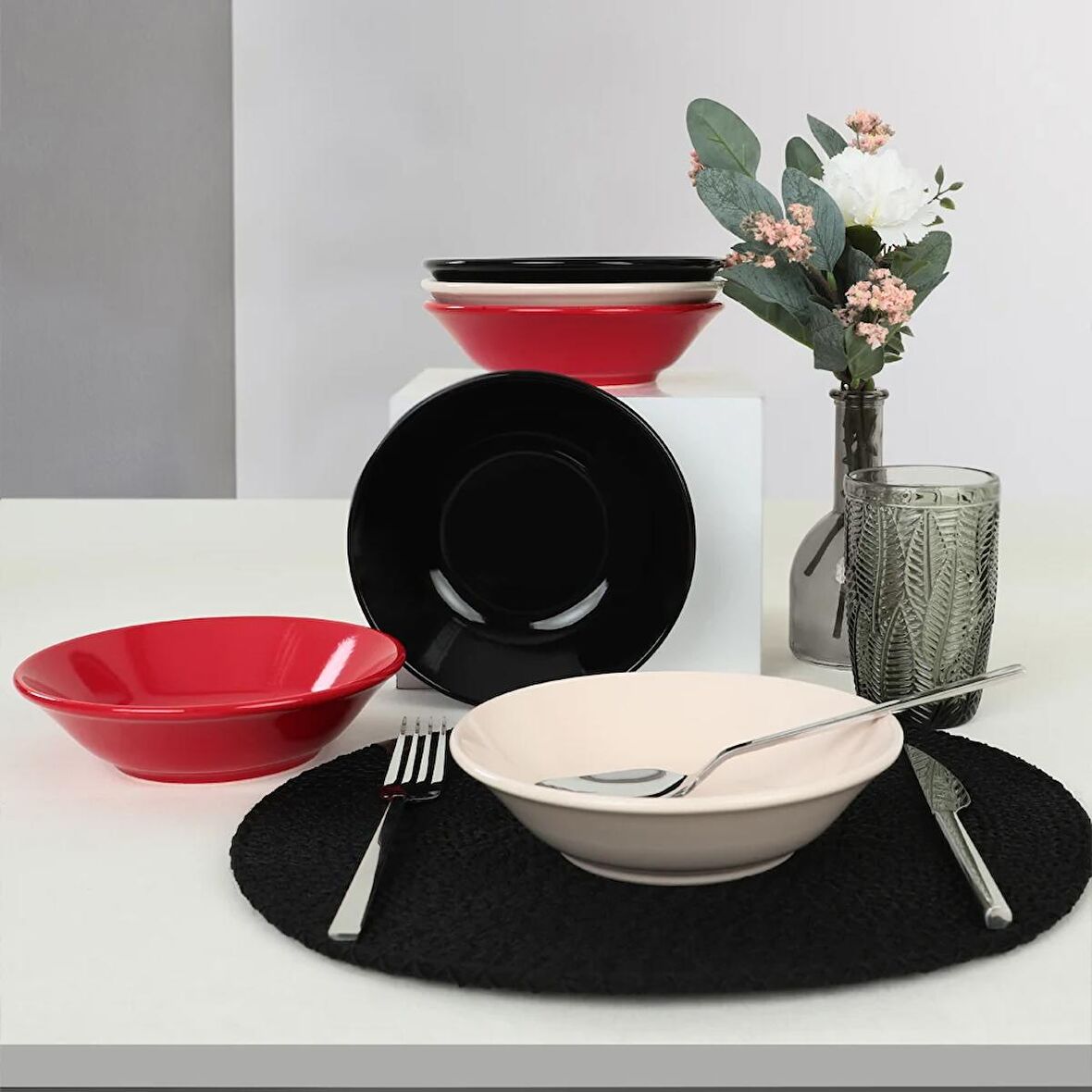 Keramika Noble Hitit Yemek Tabağı 18 Cm 6 Adet 030/650
