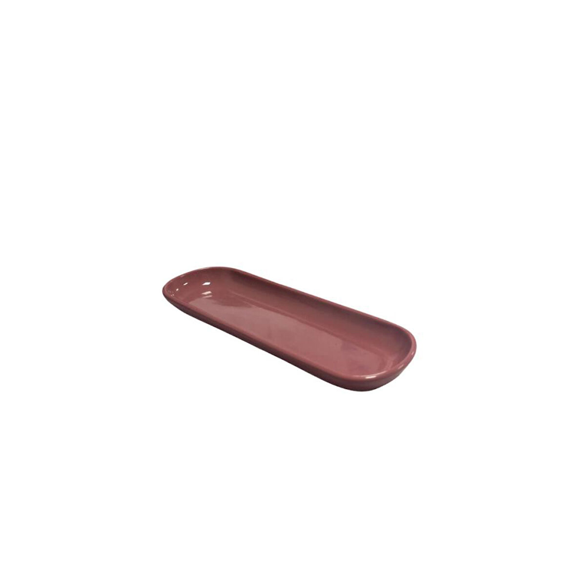 Keramika Kayık Noyan 26*9 Cm Frambuaz 