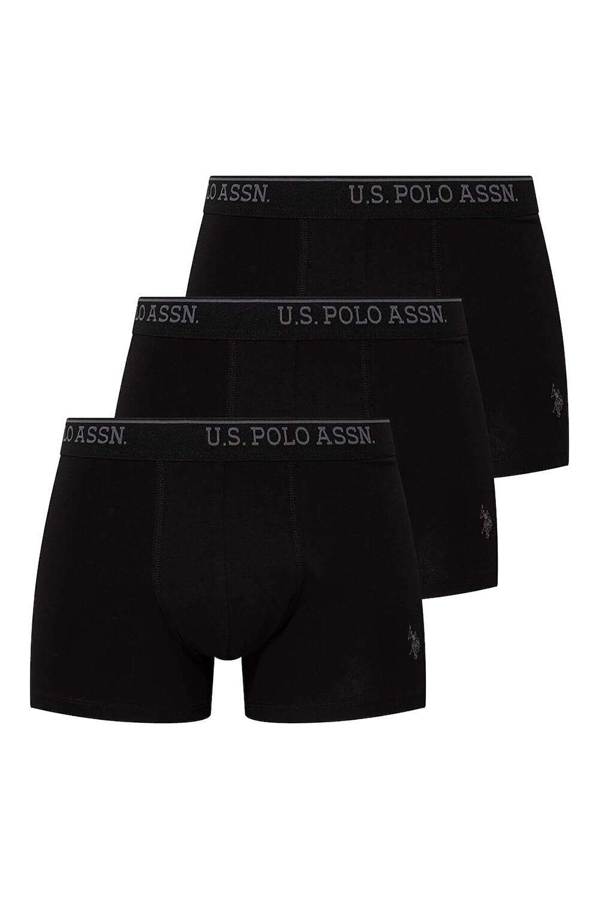 . Erkek Siyah 3 Lü Boxer