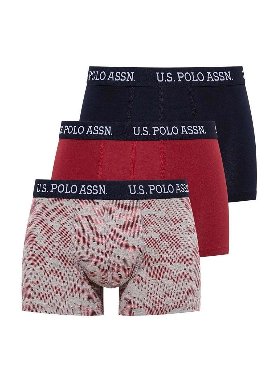 U.S POLO 80454 ERKEK UZUN PAÇALI 3 lü Boxer