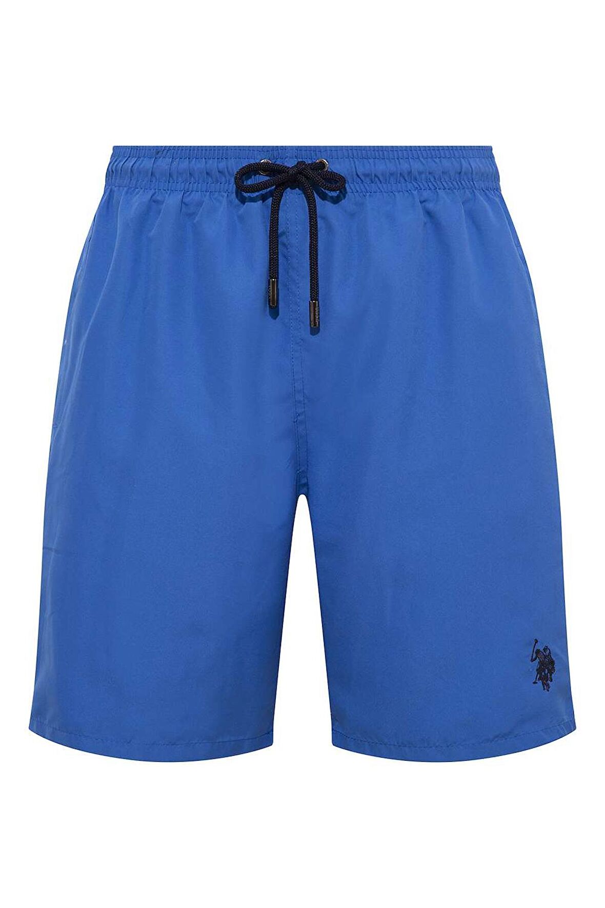 . Erkek Saks Mavi Uzun Deniz Şortu