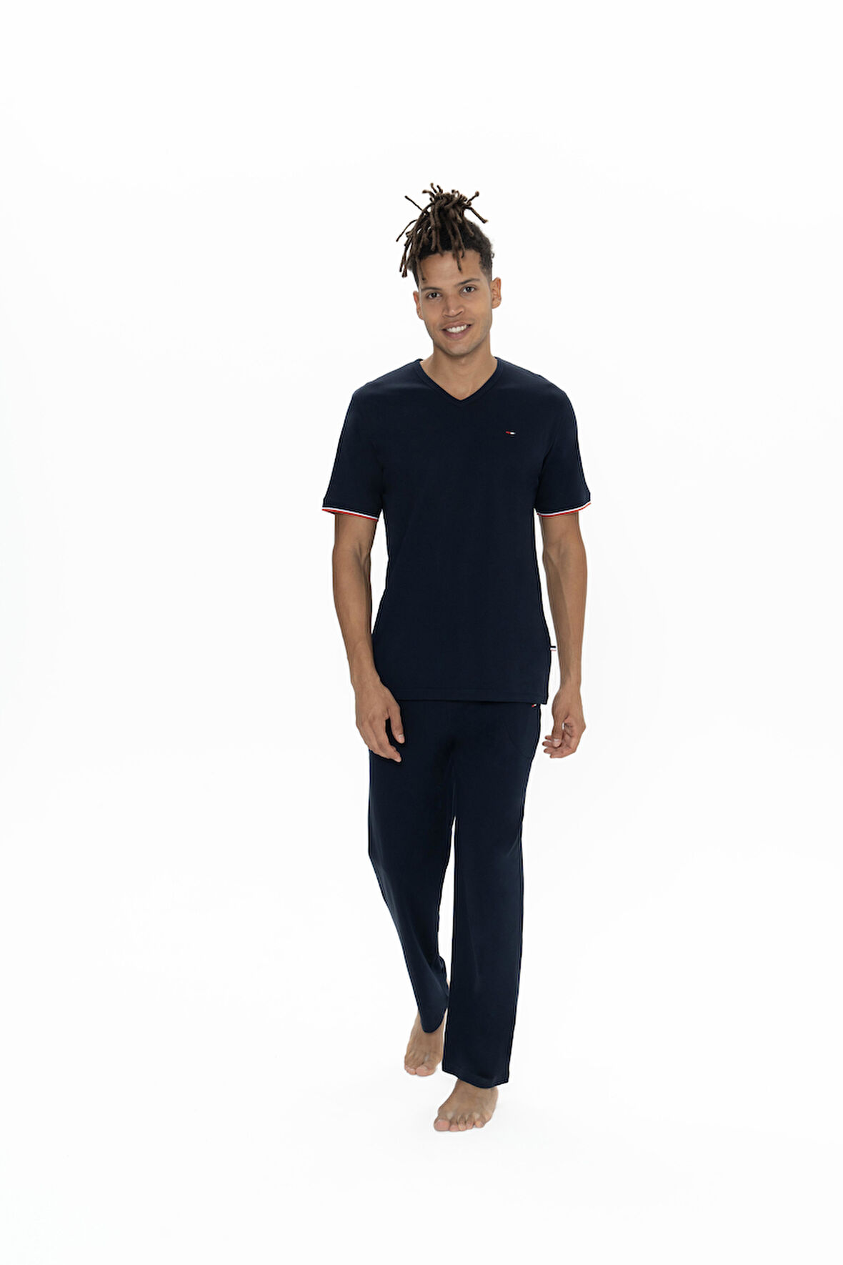 U.S. Polo Assn. Erkek Lacivert Pijama Takım 